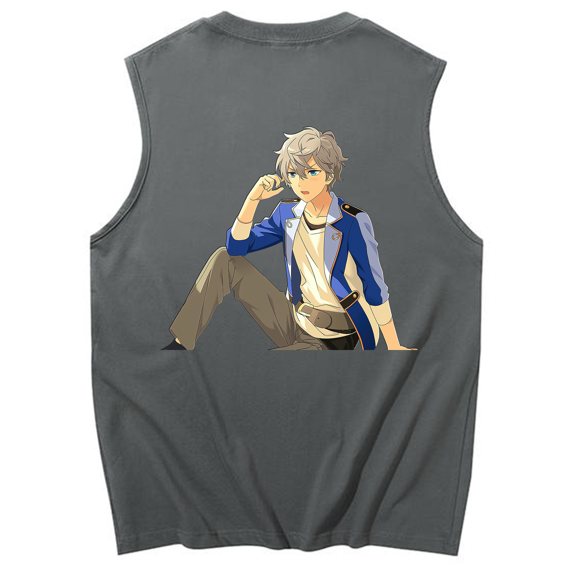 （画像用） あんさんぶるスターズ! Ensemble Stars コットン100％タンクトップ（背面プリント）